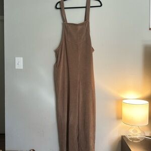 Brown overalls